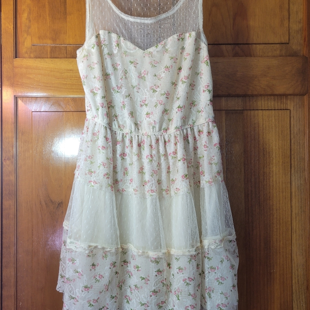 Ultra Pink Floral Dress